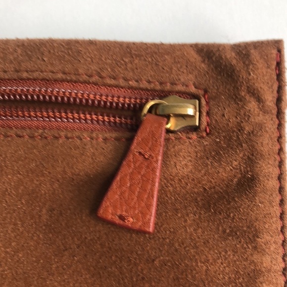 Gianfranco Lotti Firenze Made In Italy Suede Handbag Insert With Clasp - Picture 6 of 6